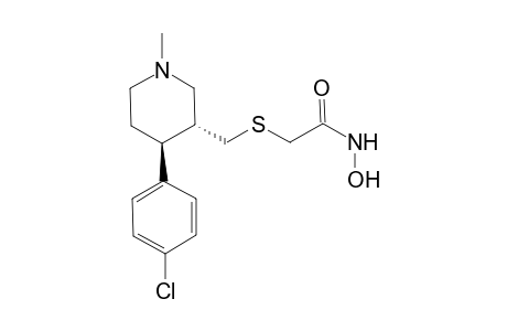 2-[(3R,4S)-4-(4-Chlorophenyl)-1-methyl-piperidin-3-ylmethylsulfanyl]-N-hydroxy-acetamide