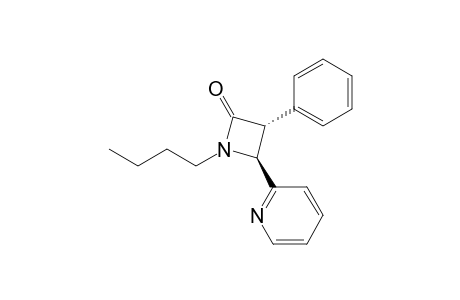 trans-1-Butyl-3-phenyl-4-pyridin-2-ylazetidin-2-one