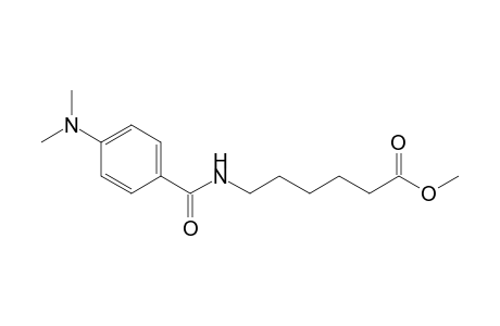 6-[[4-(dimethylamino)benzoyl]amino]hexanoic acid methyl ester