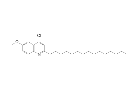 4-chloro-6-methoxy-2-pentadecylquinoline