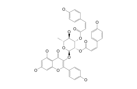 KAEMPFEROL_3-O-ALPHA-L-(2'',3''-SI-Z-PARA-COUMAROYL)-RHAMNOSIDE;Z,Z-PLATANOSIDE