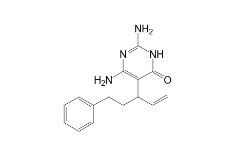 2,6-bis(azanyl)-5-(5-phenylpent-1-en-3-yl)-1H-pyrimidin-4-one