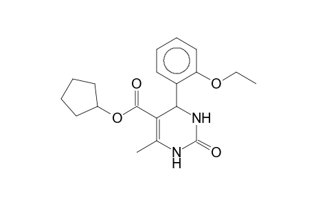 Cyclopentyl 4-(2-ethoxyphenyl)-3,4-dihydro-6-methyl-2(1H)-oxopyrimidine-5-carboxylate