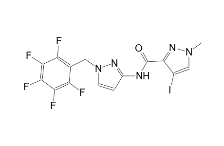 4-iodo-1-methyl-N-[1-(2,3,4,5,6-pentafluorobenzyl)-1H-pyrazol-3-yl]-1H-pyrazole-3-carboxamide