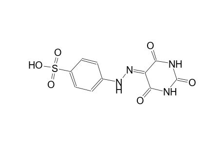 4-[2-(2,4,6-trioxotetrahydro-5(2H)-pyrimidinylidene)hydrazino]benzenesulfonic acid