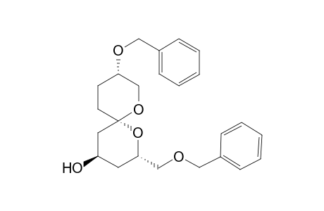 (2S,4R,6S,9S)-9-Benzyloxy-2-((benzyloxy)methyl)-1,7-dioxaspiro[5.5]undecan-4-ol