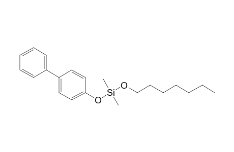 Silane, dimethyl(4-phenylphenoxy)heptyloxy-