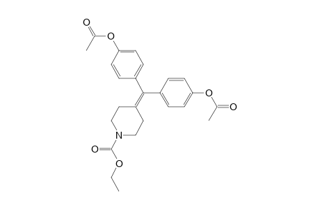 1-Piperidinecarboxylic acid, 4-[bis[4-(acetyloxy)phenyl]methylene]-, ethyl ester