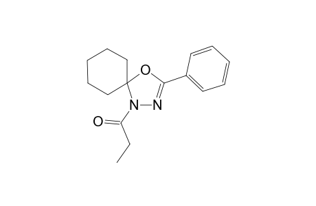 1-(3-phenyl-4-oxa-1,2-diazaspiro[4.5]dec-2-en-1-yl)propan-1-one
