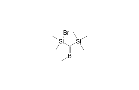 [(BROMODIMETHYLSILYL)-(TRIMETHYLSILYL)-METHYLEN]-METHYLBORANE