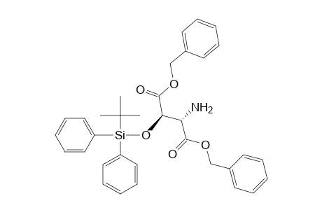 L-Aspartic acid, 3-[[(1,1-dimethylethyl)diphenylsilyl]oxy]-, bis(phenylmethyl) ester, erythro-