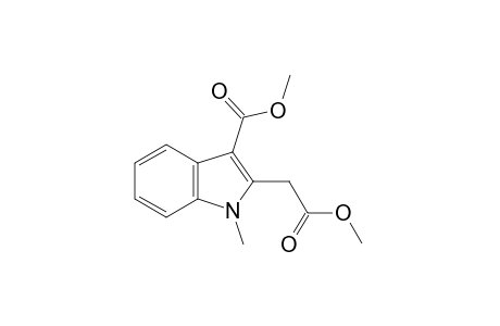 3-carboxy-1-methylindole-2-acetic acid, dimethyl ester