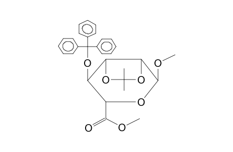 METHYL (METHYL-2,3-O-ISOPROPYLIDENE-4-O-TRITYL-ALPHA-D-MANNOPYRANOSIDE)URONATE