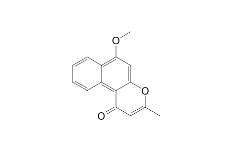 1H-Naphtho[2,1-b]pyran-1-one, 6-methoxy-3-methyl-