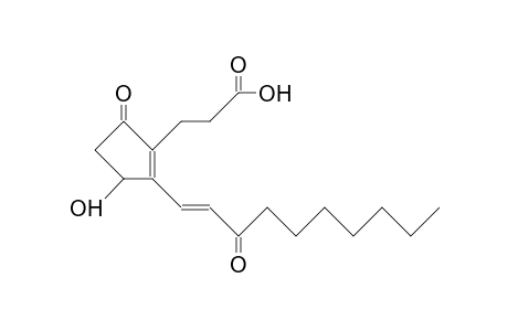 3-(3-Hydroxy-5-oxo-2-[3-oxo-1-decenyl]-1-cyclopentenyl)-propionic acid