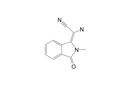 AMINO-(2-METHYL-3-OXO-2,3-DIHYDRO-1H-ISOINDOL-1-YLIDENE)-ACETONITRILE;(Z)-ISOMER