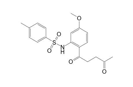 N-[5-Methoxy-2-(4-oxopentanoyl)phenyl]-4-methylbenzenesulfonamide