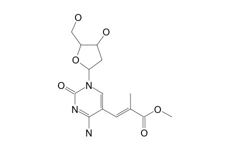 (E)-5-(2-(Methoxycarbonyl)-1-propenyl)-2'-deoxycytidine