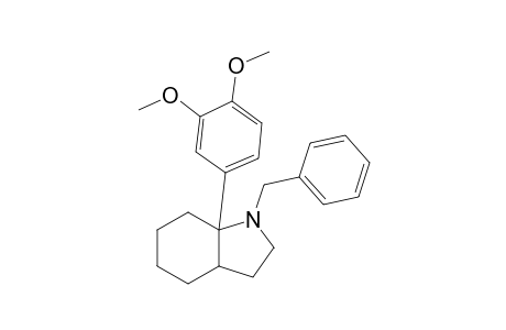 1-Benzyl-7a-(3',4'-dimethoxyphenyl)-octahydroindole
