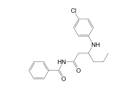 N-[3-(4-Chloro-phenylamino)-hexanoyl]-benzamide