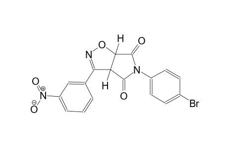 (3aR,6aS)-5-(4-bromophenyl)-3-(3-nitrophenyl)-3aH-pyrrolo[3,4-d]isoxazole-4,6(5H,6aH)-dione