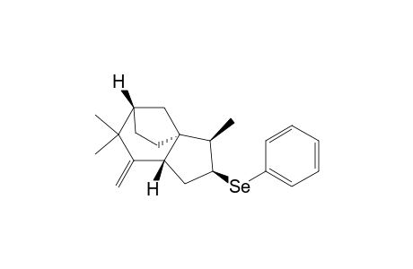 [2S-(2.alpha.,3.alpha.,3a.alpha.,6.alpha.,8a.alpha.)]-octahydro-3,7,7-trimethyl-8-methylene-2-(phenylseleno)-1H-3a,6-methanoazulene