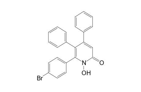 6-(p-BROMOPHENYL)-4,5-DIPHENYL-1-HYDROXY-2(1H)-PYRIDONE