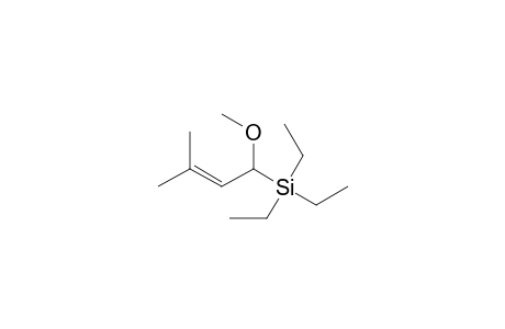 Triethyl-(1-methoxy-3-methyl-but-2-enyl)silane