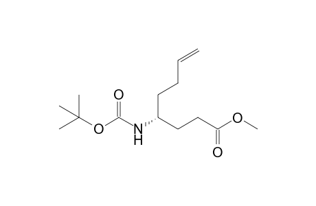 (4R)-4-(tert-butoxycarbonylamino)oct-7-enoic acid methyl ester
