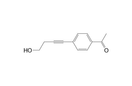 1-[4-(4-Hydroxybut-1-ynyl)phenyl]ethanone