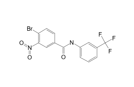 4-Bromo-3-nitro-N-[3-(trifluoromethyl)phenyl]benzamide