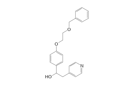 1-[4-(2-benzoxyethoxy)phenyl]-2-(4-pyridyl)ethanol