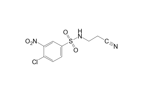 4-chloro-N-(2-cyanoethyl)-3-nitrobenzenesulfonamide