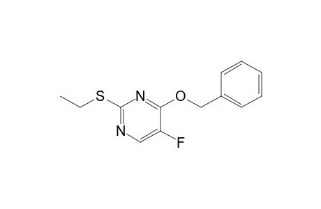 Pyrimidine, 2-(ethylthio)-5-fluoro-4-(phenylmethoxy)-