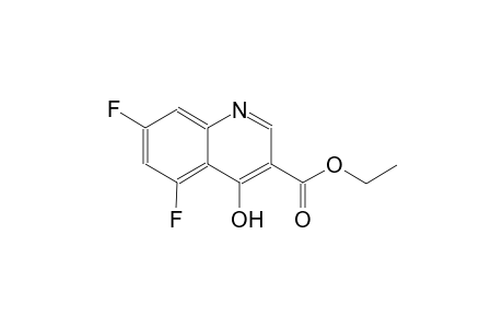 3-quinolinecarboxylic acid, 5,7-difluoro-4-hydroxy-, ethyl ester