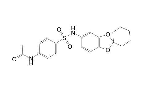 1-[4-({spiro[1,3-benzodioxole-2,1'-cyclohexan]-6-yl}methanesulfonyl)phenyl]propan-2-one