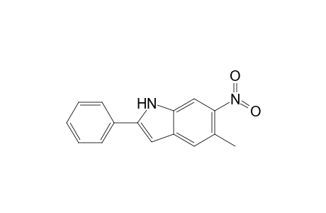 5-Methyl-6-nitro-2-phenylindole