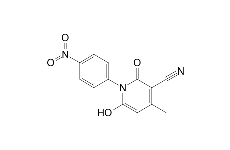 N-(4-Nitrophenyl)-3-cyano-4-methyl-6-hydroxy-pyrid-2-one
