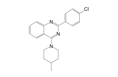2-(4-chlorophenyl)-4-(4-methylpiperidino)-quinazoline