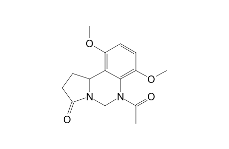 6-ACETYL-7,10-DIMETHOXY-1,5,6,10B-TETRAHYDRO-2H-PYRROLO-[1,2-C]-QUINAZOLIN-3-ONE