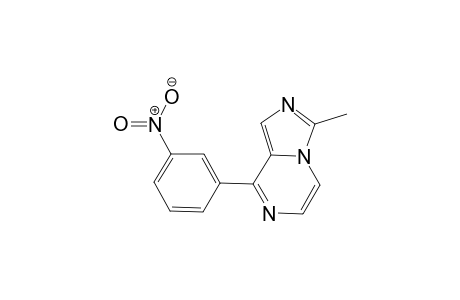 3-Methyl-8-(3-nitrophenyl)imidazo[1,5-a]pyrazine