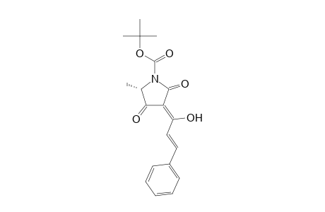 (+)-(5S)-N-tert-Butoxycarbonyl-3-[(E)-1'-hydroxy-3'-phenylallylidene]-5-methylpyrrolidine-2,4-dione