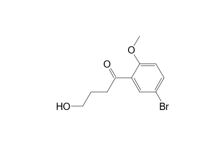 1-Butanone, 1-(5-bromo-2-methoxyphenyl)-4-hydroxy-