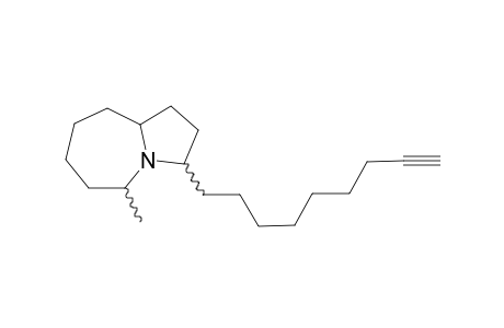 10-(8'-Nonyn-1'-yl)-2-methyl-1-azabicyclo[5.3.0]decane