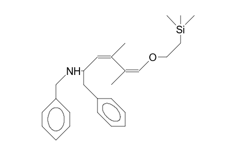 (2S)-(Z,Z)-N,N-Benzyl-2-(6-[2'-trimethylsilyl-ethoxy]-4,5-dimethyl-1-phenyl)-hexa-3,5-dienylamine