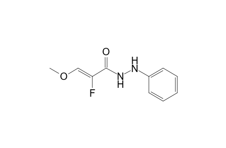 (Z)-N-(2-Fluoro-3-methoxyprop-2-enoyl)-N'-phenylhydrazine