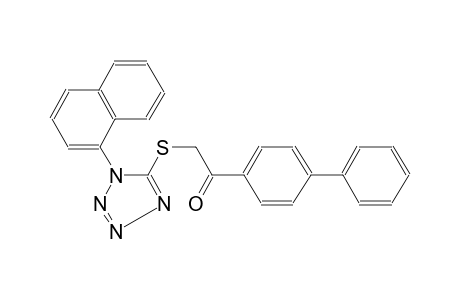 1-[1,1'-biphenyl]-4-yl-2-{[1-(1-naphthyl)-1H-tetraazol-5-yl]sulfanyl}ethanone