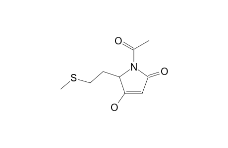 1-ACETYL-5-[2-(METHYLTHIO)-ETHYL]-PYRROLIDINE-2,4-DIONE;ENOL-FORM