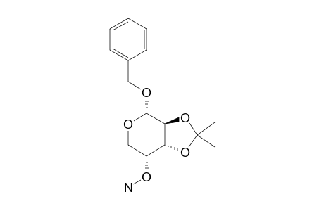 BENZYL-4-AMINO-2,3-O-ISOPROPYLIDENE-ALPHA-D-ARABINOPYRANOSIDE