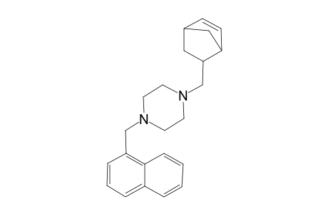 1-(5-bicyclo[2.2.1]hept-2-enylmethyl)-4-(1-naphthalenylmethyl)piperazine